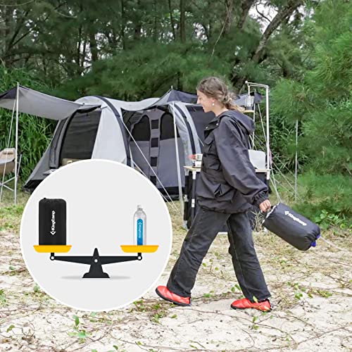KingCamp Cot Pad for Camping, Comfortable Lightweight Mat, Puffy Soft Warm Non-Slip Cot Mattress Topper for Outdoor, Backpacking, 75"* 25", Grey - Image 2