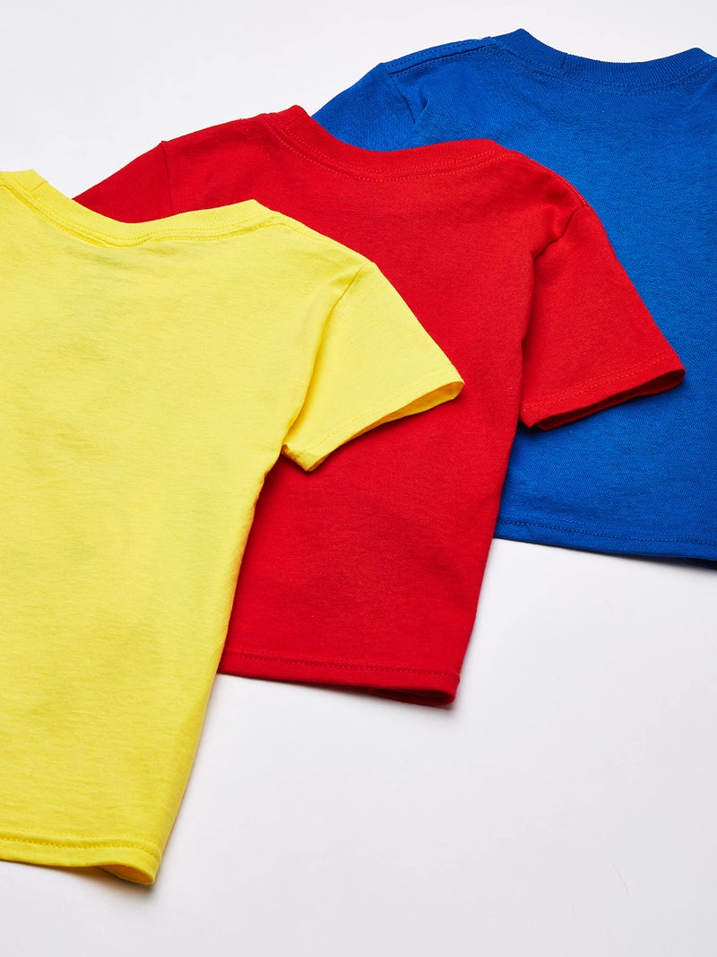 Nickelodeon Toddler Boys Paw Patrol 3 Pack Short Sleeve T-Shirt, Royal/Red/Yellow, 5T - Image 5