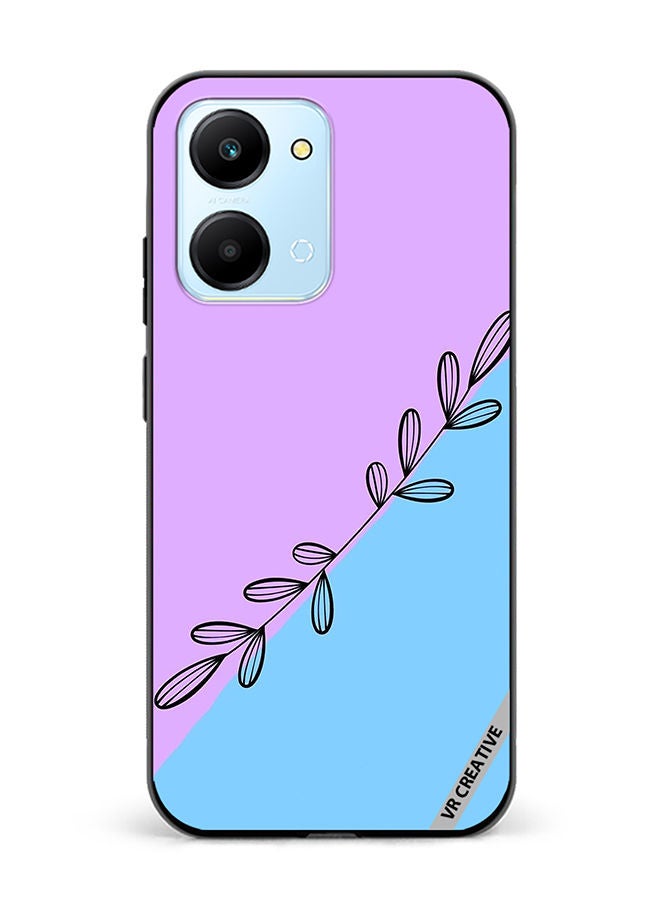 VR CREATIVE Protective Case Cover For Honor Play7T Flower Design Multicolour - Image 1