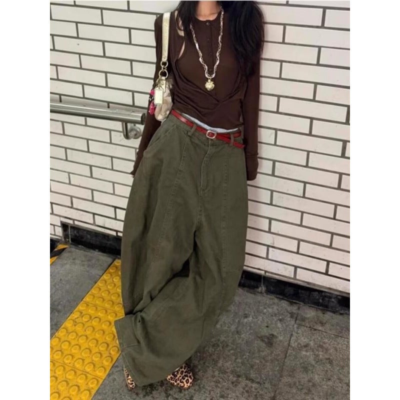 Unisex Classic Denim Jeans Loose Fit Daily Outdoor Wear - Image 3