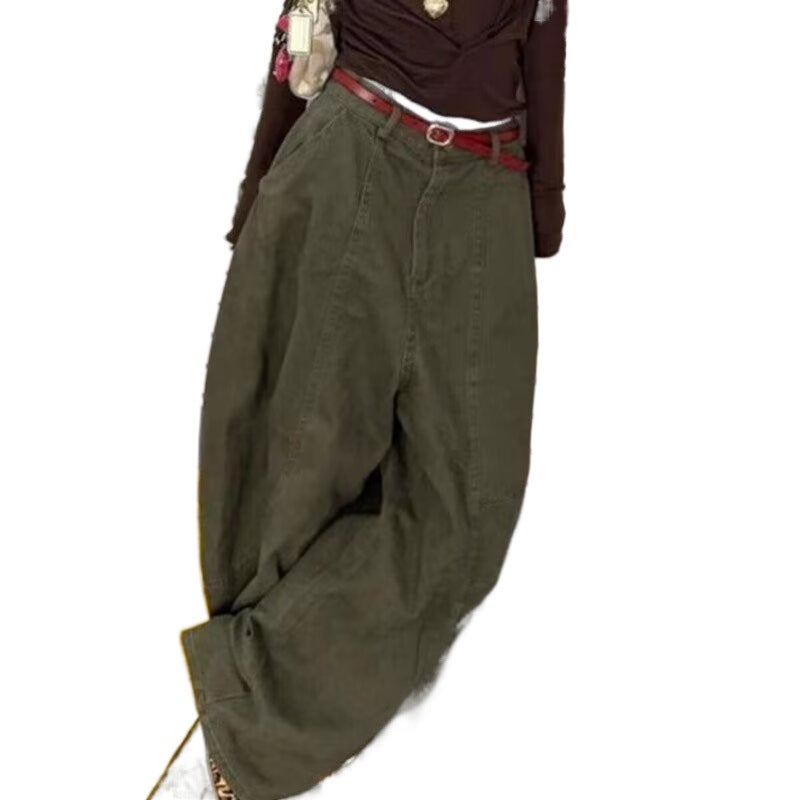Unisex Classic Denim Jeans Loose Fit Daily Outdoor Wear - Image 5