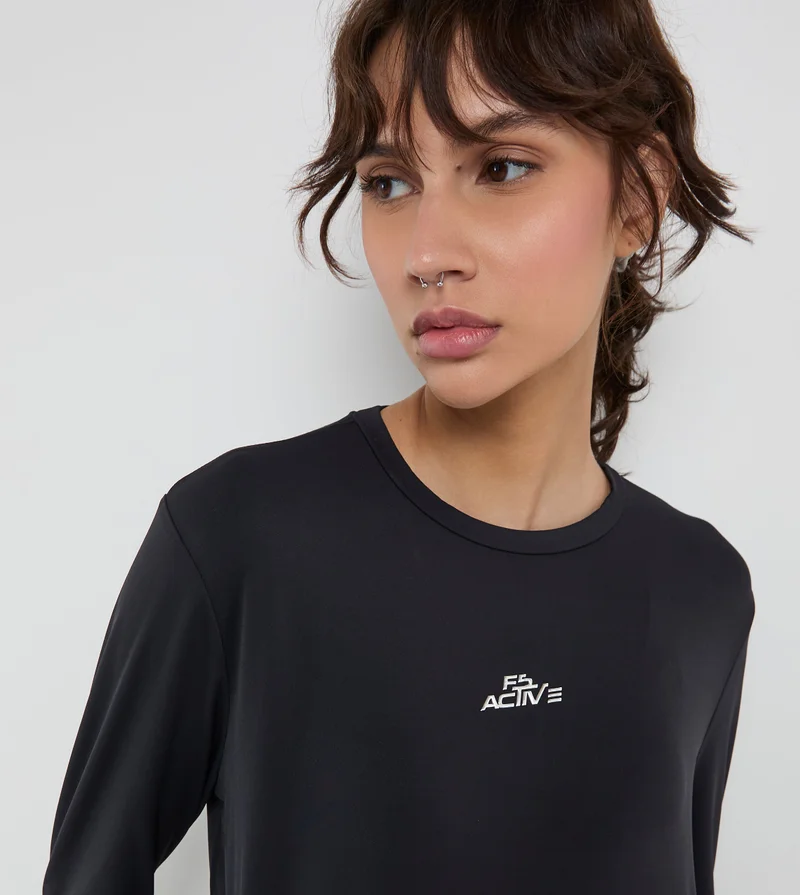 إف5 Women's F5 Active Long Sleeve T-Shirt
