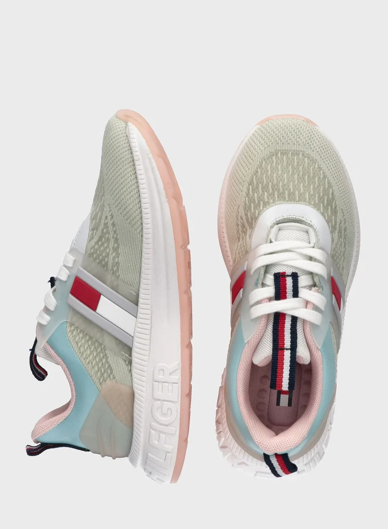 TOMMY HILFIGER Kids Lace Up Sneakers