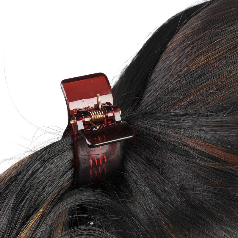 advancedestore Multi Color No Slip Tight Grip Acrylic Material Clip for WomenGirls pack of 6 - Image 4