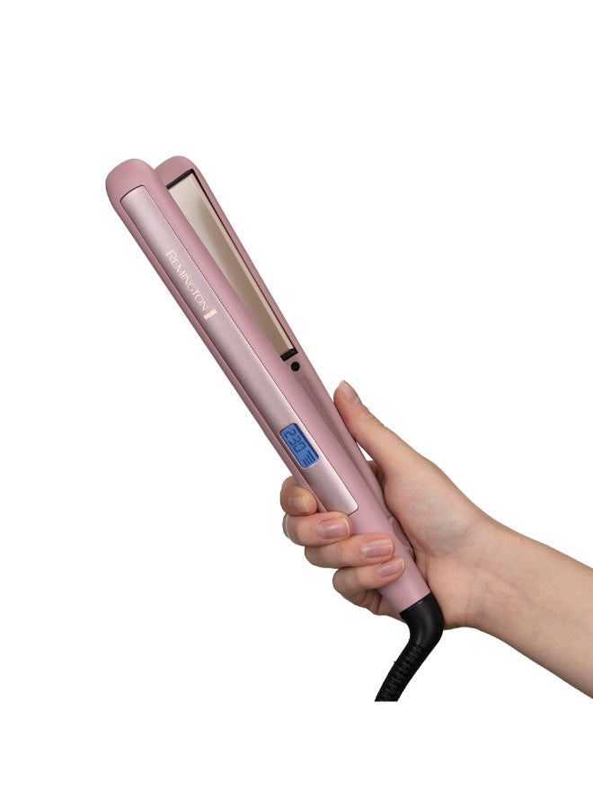 REMINGTON Coconut Smooth Hair Straightener Pink - Image 3