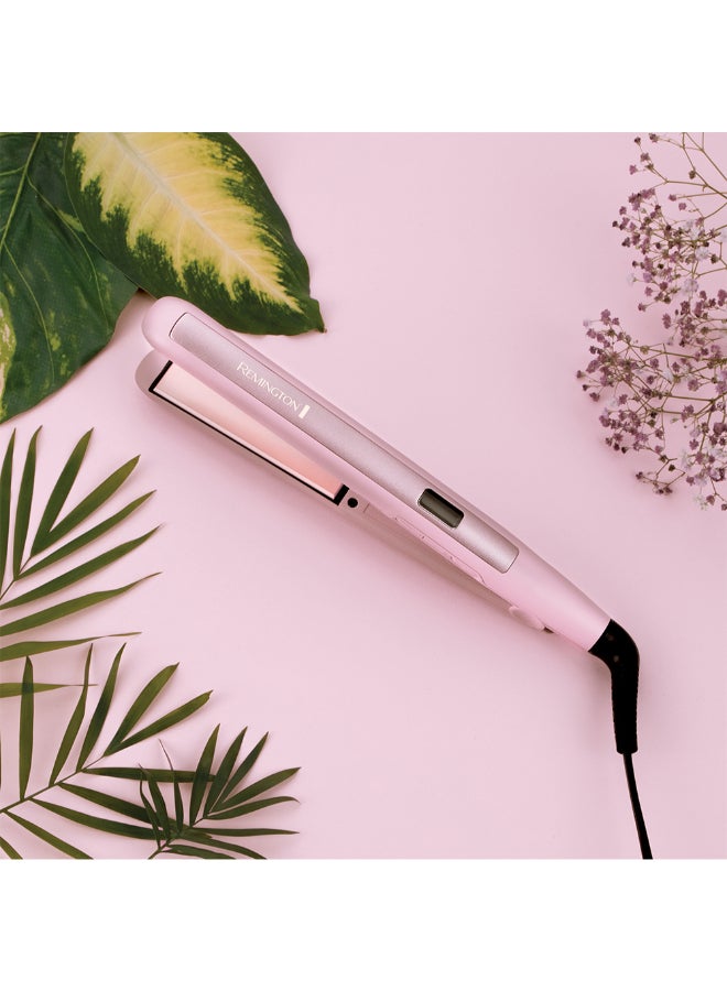 REMINGTON Coconut Smooth Hair Straightener Pink - Image 4