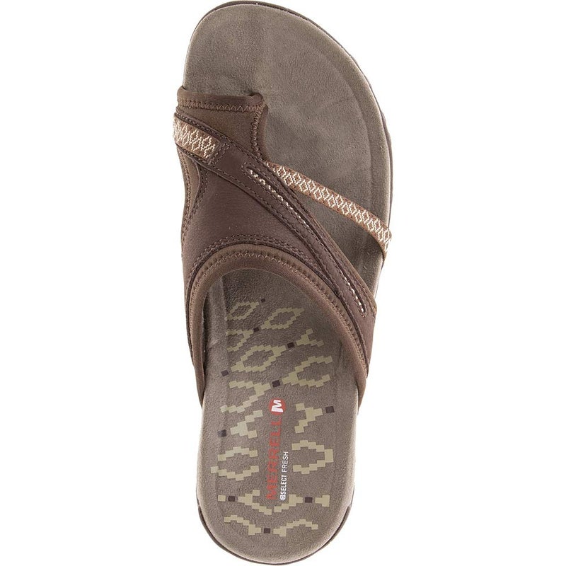 MERRELL Women's Terran Post II Sandal, Dark Earth, 8 M US - Image 4