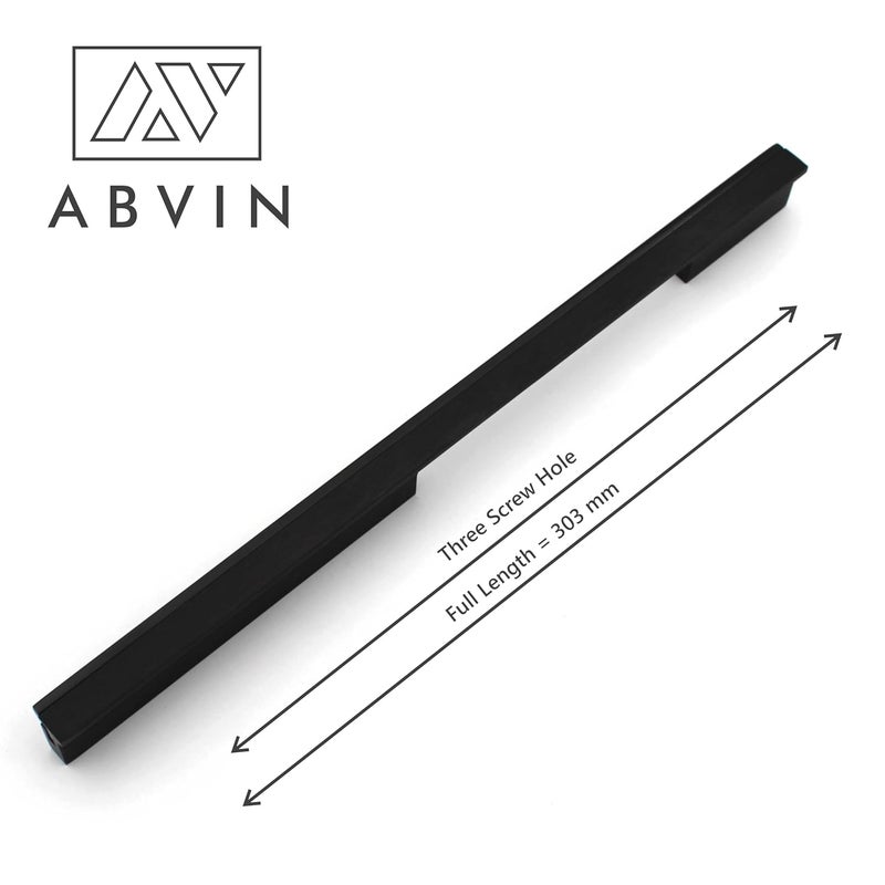 ABVIN Dual Black Long Bar Handles Modern Gold Cabinet Hardware Furniture Pulls for Doors Cabinets Cupboards Drawers 119 inch - Image 4