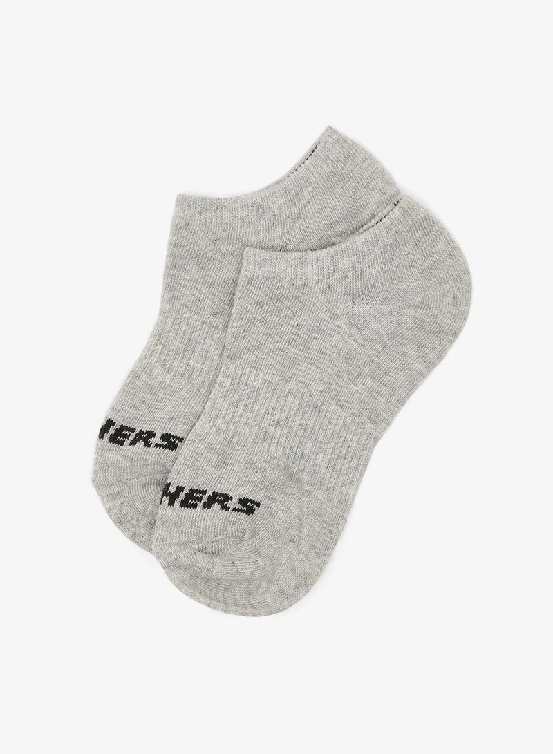Skechers 3 Pack Non Terry No Show Socks