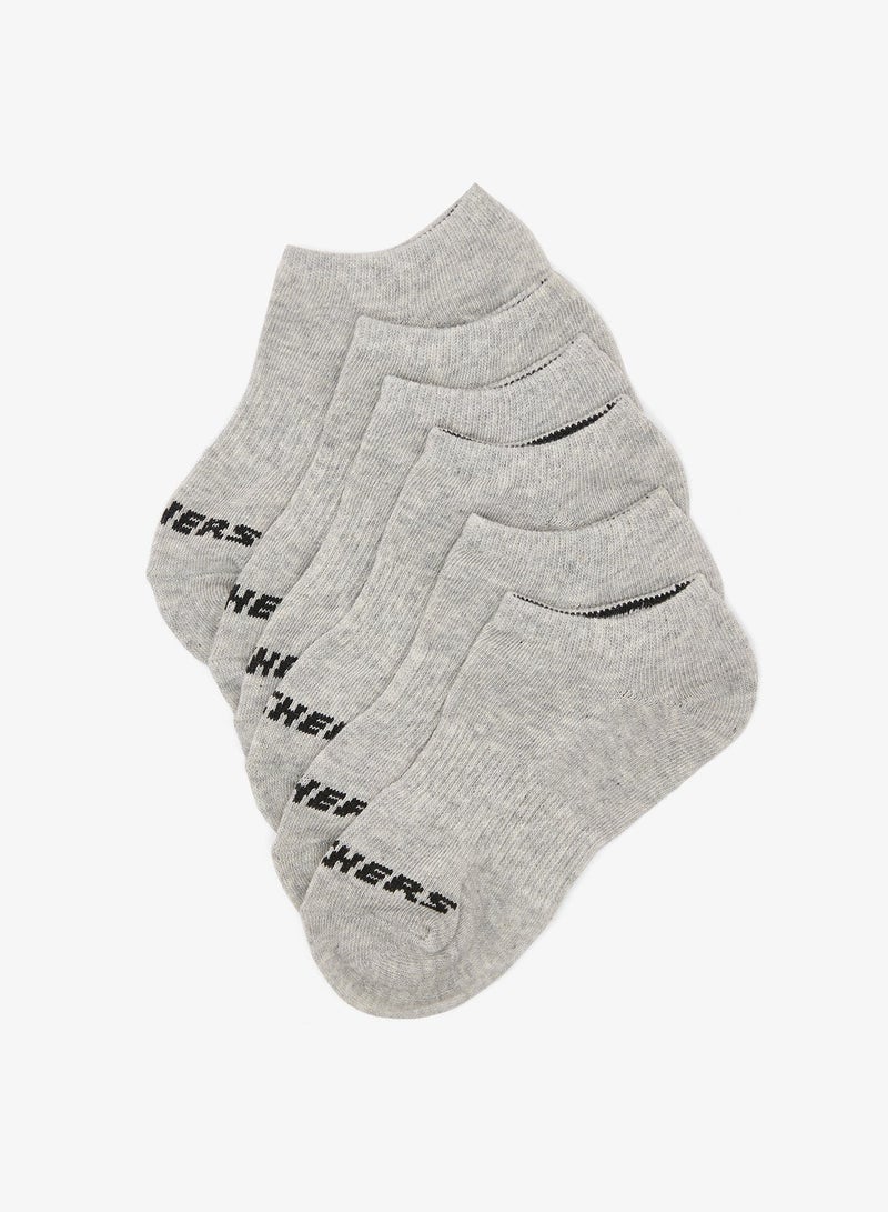 SKECHERS 3 Pack Non Terry No Show Socks - Image 1