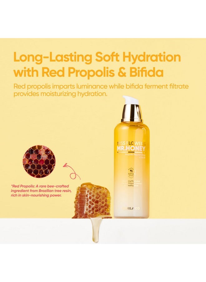 Banila Co BANILA CO Miss Flower & Mr Honey Propolis Rejuvenating Lotion | Nourishing Cream with Propolis Extract & Royal Jelly | Lightweight Hydrating Korean Skincare for Youthful Radiance (150ml / 5.07 fl oz)  - Image 4