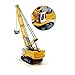 Tipmant Children Alloy Diecast Car Model Toy Excavator Truck Digging Cable Engineering Vehicle Tower Crane Collection Gift for Kids Scale 187 - Image 4