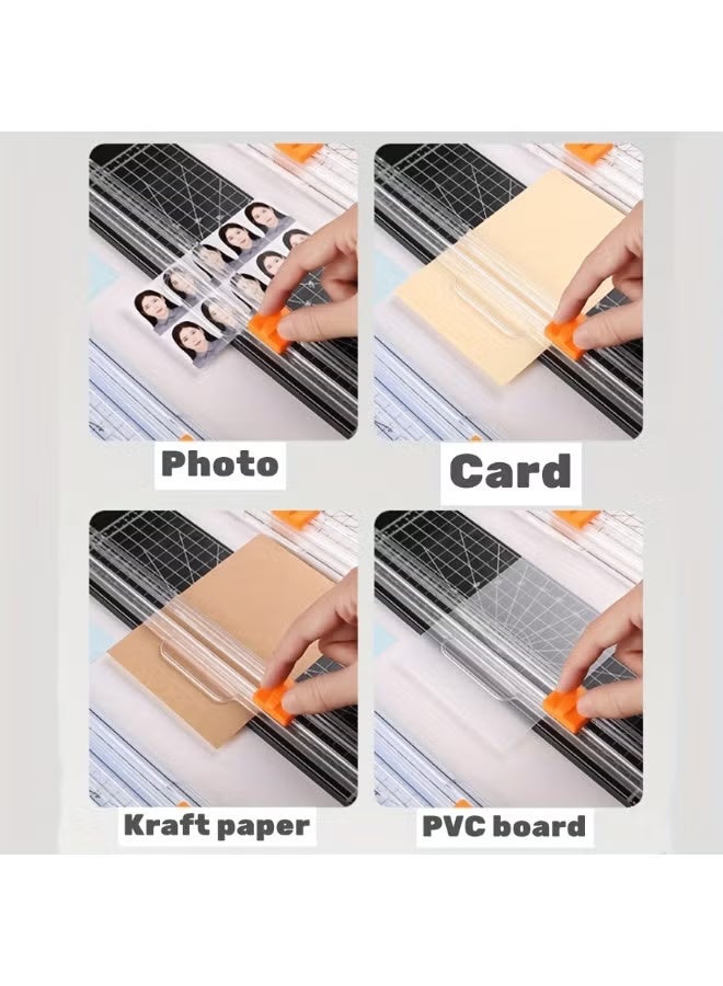 Arabash A4/A5 Paper Cutting Guillotine Paper Cutter with Pull-out Ruler for Photo Trimmers Scrapbook Lightweight Cutting Mat Machine - Image 5