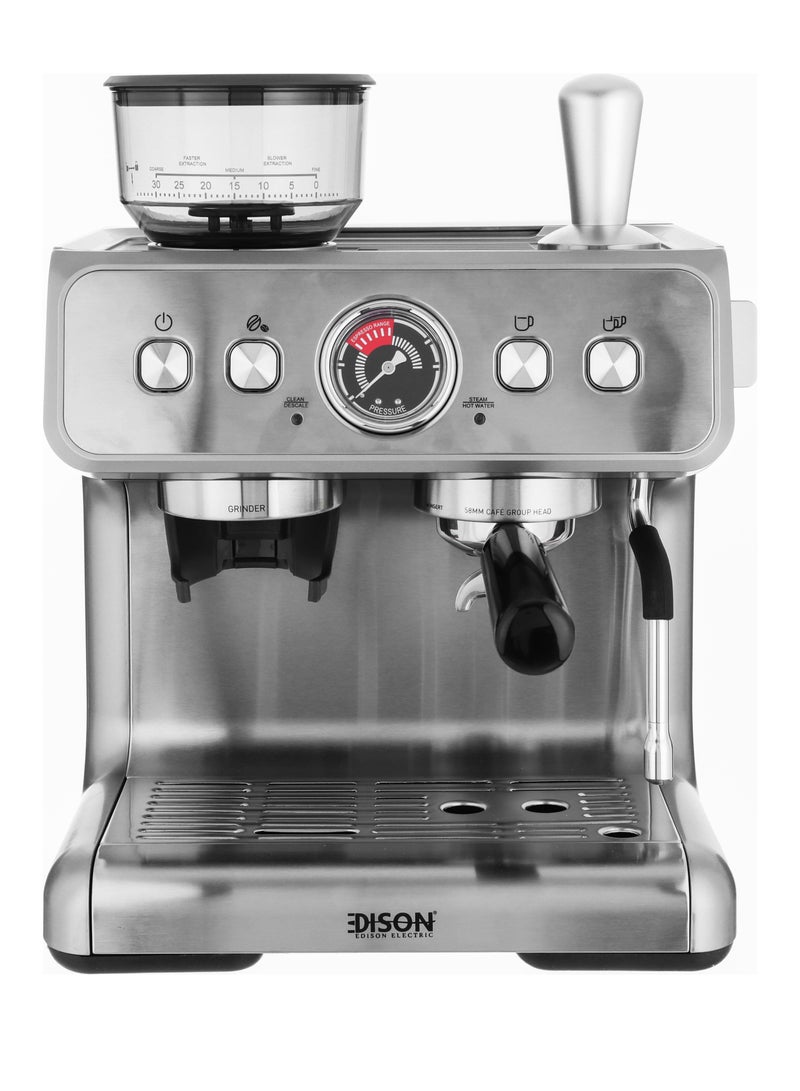 Edison Coffee Maker, 3000 Watts, 1.5 Liters, 2 Functions, CM5020BA-GS - Silver - Image 2