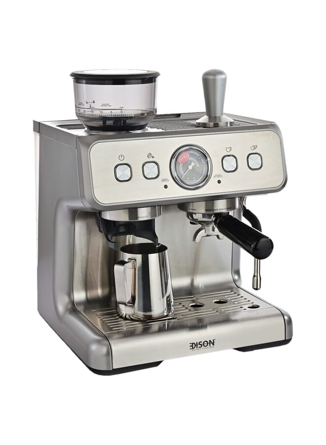 Edison Coffee Maker, 3000 Watts, 1.5 Liters, 2 Functions, CM5020BA-GS - Silver - Image 1