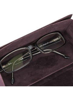 PLM Smart Glass Leather Glasses Case Tn6 Purple  - Image 2