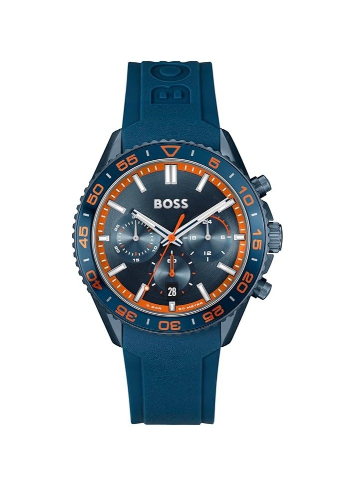 بوس ساعة BOSS كرونوغراف كوارتز فاخرة للرجال - Image 1