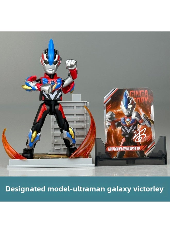 Generic - Ultraman Bruko Building Block Man Shining Edition 9Th Generation Luminous Figure Ax Blind Box Male Toy-Color:Ultraman Shining Nine Bombs - Designated Model [galaxy Victory] - Image 1