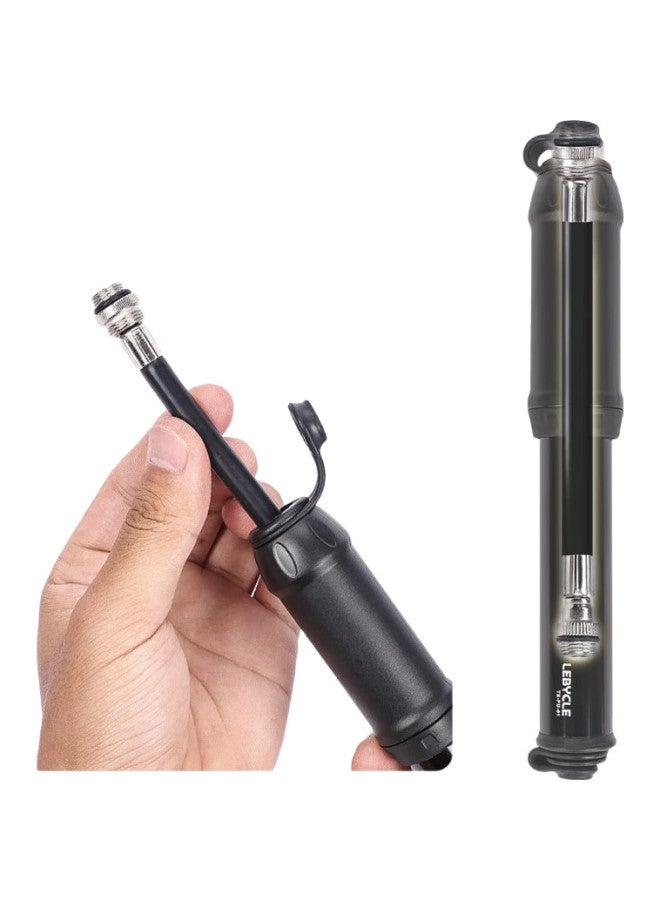 LeBycle Mountain And Road Bicycle Portable Pump, New High-Pressure Hidden Hose, Universal Mini Inflator - Image 2