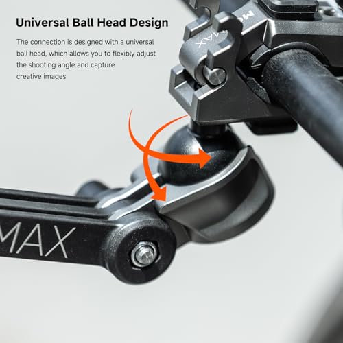 Vaxis Global MOVMAX Tube Clamp Mount with 360° Ball Head for MOVMAX Blade Arm Accessories, Aluminum Alloy & 360° Adjustment - Image 5