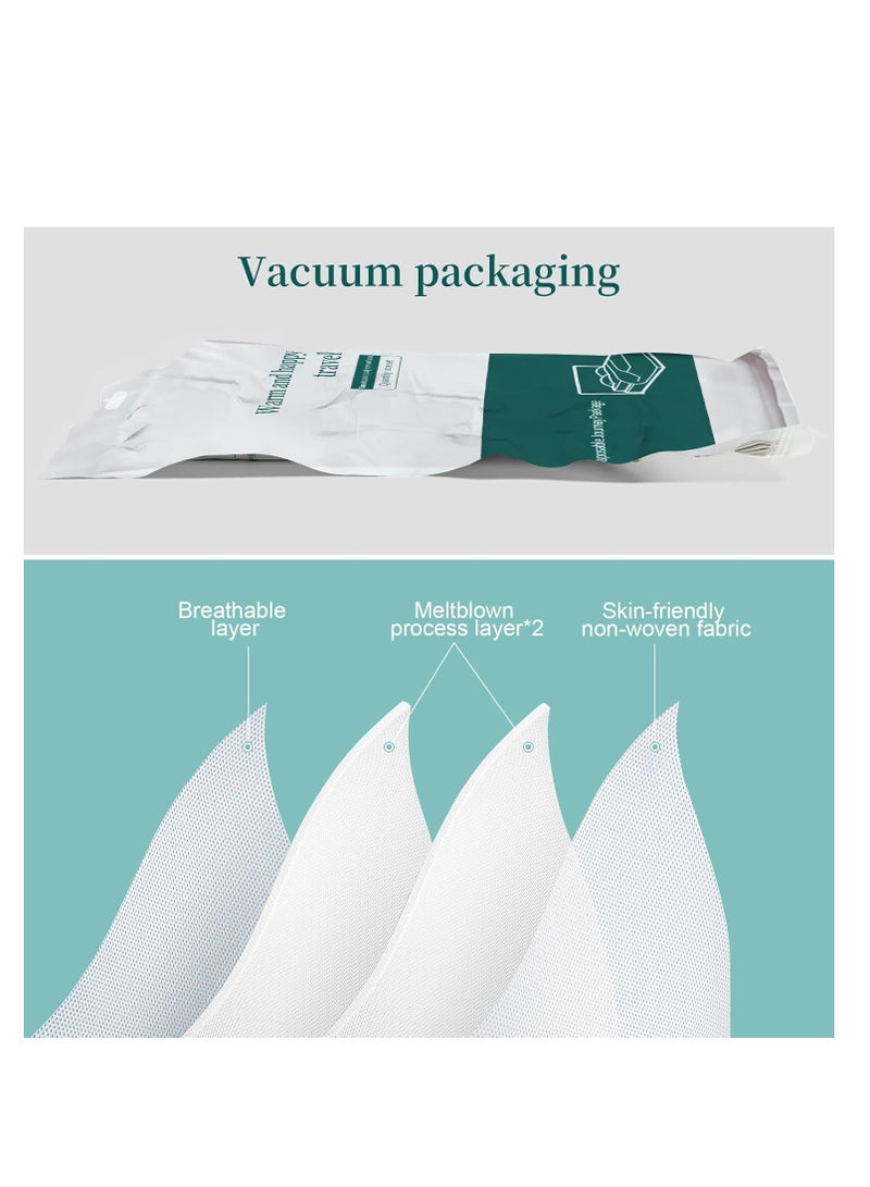 جوي وورلد 2 عبوة شراشف آمنة للسفر يمكن التخلص منها، غطاء لحاف/غطاء سرير وغطاء وسادة يمكن التخلص منها، شراشف محمولة يمكن التخلص منها مع غطاء لحاف وغطاء وسادة للسفر في الفنادق والسفر العائلي والاستخدام في المنتجعات الصحية - Image 3