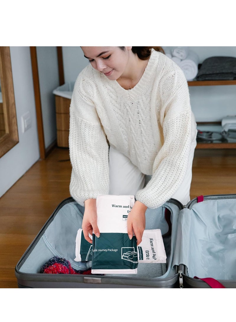 جوي وورلد 2 عبوة شراشف آمنة للسفر يمكن التخلص منها، غطاء لحاف/غطاء سرير وغطاء وسادة يمكن التخلص منها، شراشف محمولة يمكن التخلص منها مع غطاء لحاف وغطاء وسادة للسفر في الفنادق والسفر العائلي والاستخدام في المنتجعات الصحية - Image 4