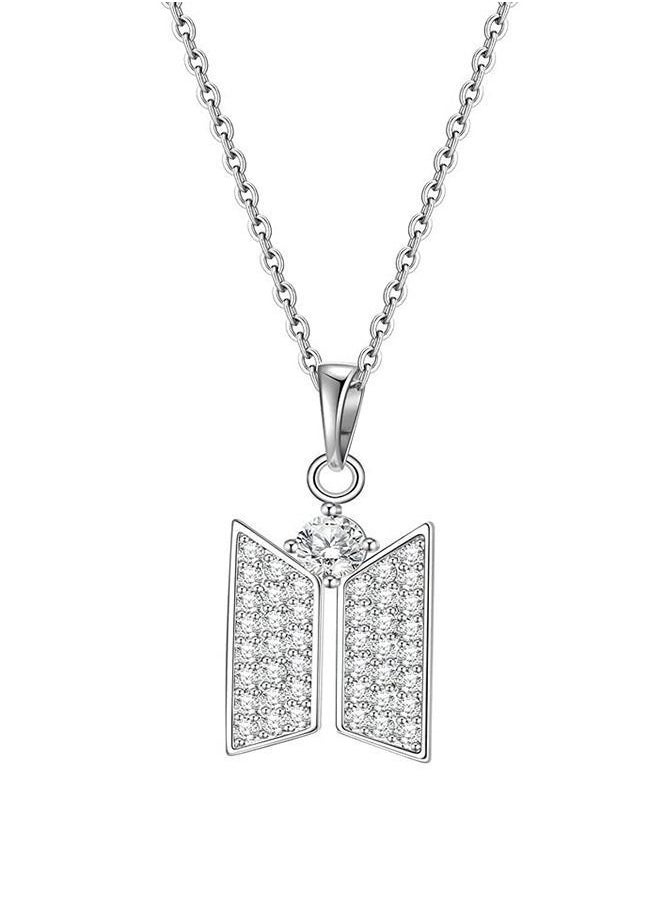 NIBEMINENT - BTS Combination Steel Plate Pendant Necklace - Image 1