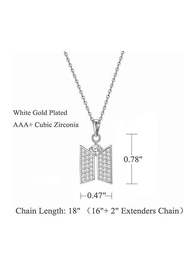 NIBEMINENT - BTS Combination Steel Plate Pendant Necklace - Image 1
