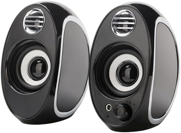 Computer Speakers, BONKS 10W PC Powered USB Speaker Monitor Speakers for Desktop Computer/PC/TV/Laptop Gaming Speaker - Image 1