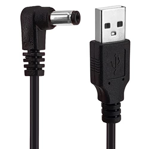 Yeebline USB to DC 5.5x2.1mm Power Cord, 2-Pack 3FT USB 2.0 A Type Male to DC 5V Power Plug Charger Connector Adapter Cable - Image 2