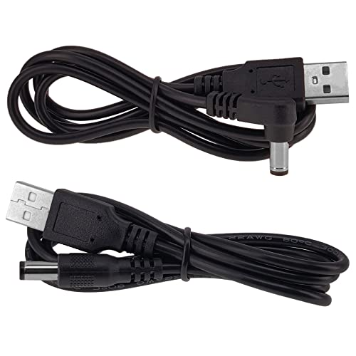 Yeebline USB to DC 5.5x2.1mm Power Cord, 2-Pack 3FT USB 2.0 A Type Male to DC 5V Power Plug Charger Connector Adapter Cable - Image 5