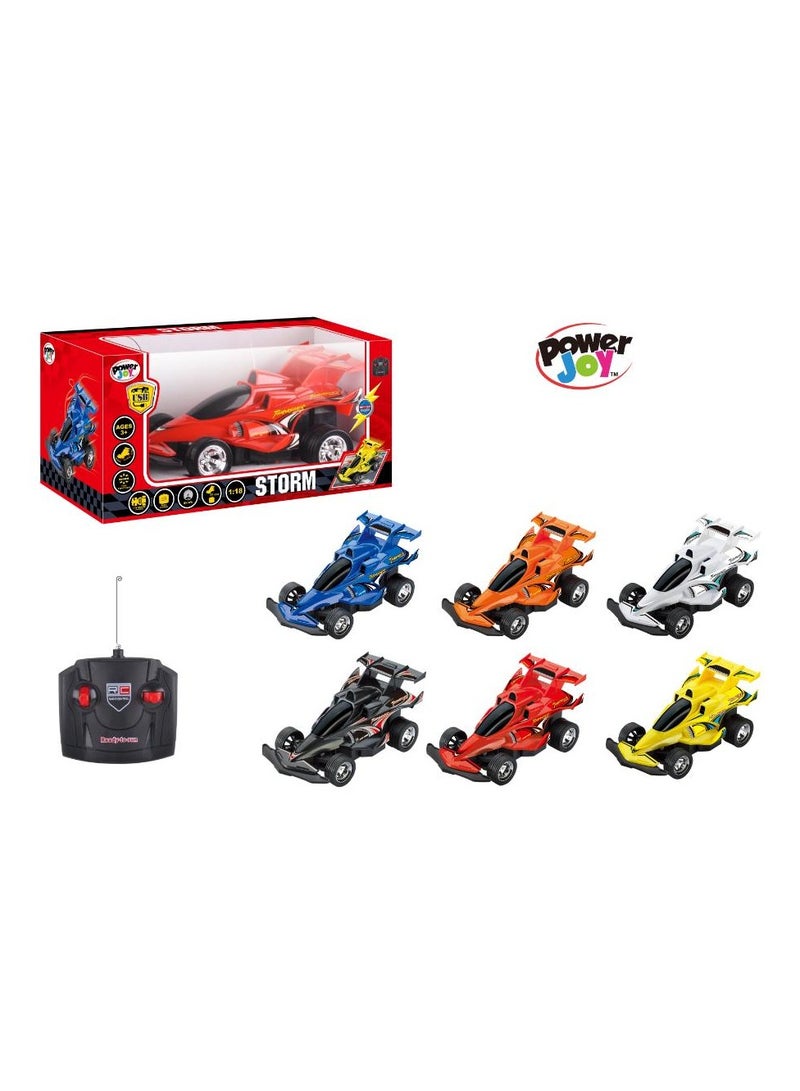 Power Joy Remote Control Buggy Storm Racing Car 1:18, Assorted 1 Piece (Color May Vary) | Car for Display | Toy Vehicle | Gift for Collectors and Kids - Image 1