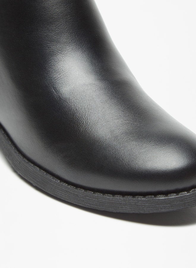 Flora Bella Women Solid Ankle Boots with Zipper Closure - Image 5