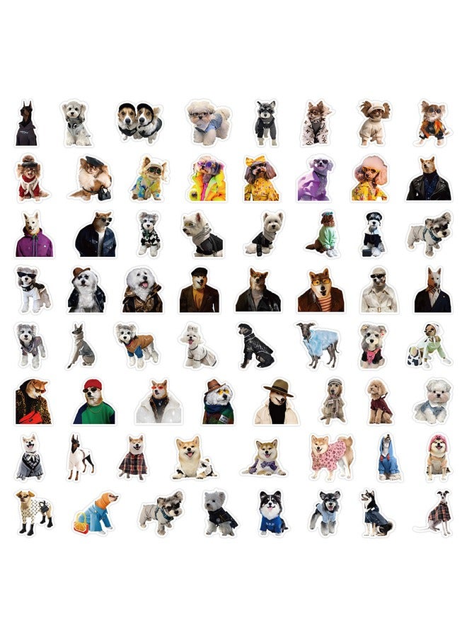 60 Pcs Dog Stickers, Funny Dog Stickers, Cute Dog Stickers, Dog Vinyl Waterproof Stickers Laptop Lun ch Box Skateboard Computer Water Bottle Luggage Sticker Pack for Adults, Teens  - Image 2