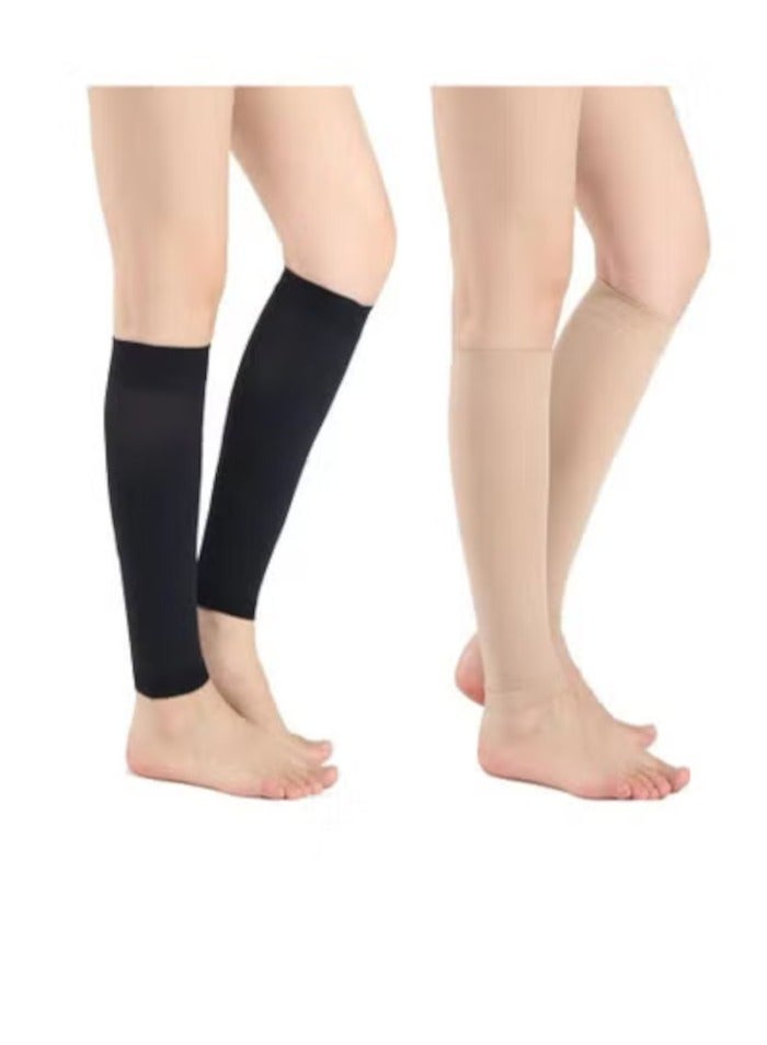 Generic Sports Calf Sleeves Compression Leg Guard Running Football Calf Shin Support Calf Muscle Relieve Wrap  - Image 2