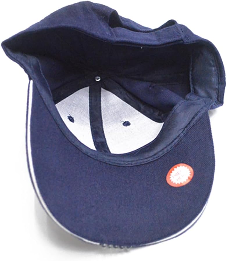 قبعة بيسبول LED مع ضوء للتخييم والجري والصيد، قبعة زرقاء مريحة - Image 4