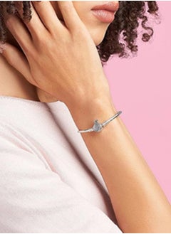 Pandora Violet Pandora Moments Jewelry Cubic Zirconia Women's Crown 925 Silver Bracelet 598286CZ  - Image 3