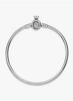 Pandora Violet Pandora Moments Jewelry Cubic Zirconia Women's Crown 925 Silver Bracelet 598286CZ  - Image 5