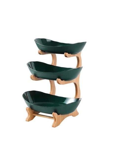 Plates Dinnerware Kitchen Fruit Bowl With Floors, long lasting elegant fruit storage bowls, Luxury Serving Snack Table Plates Serve Dessert Trays for fruits and vegetables