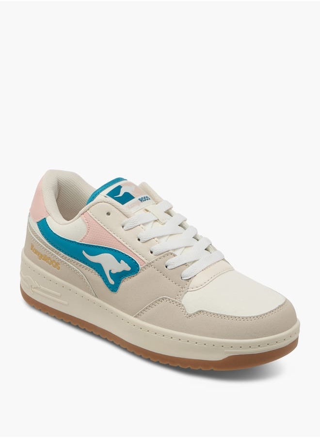 kangaROOS Women's Panelled Sports Shoes with Lace-Up Closure  - Image 1