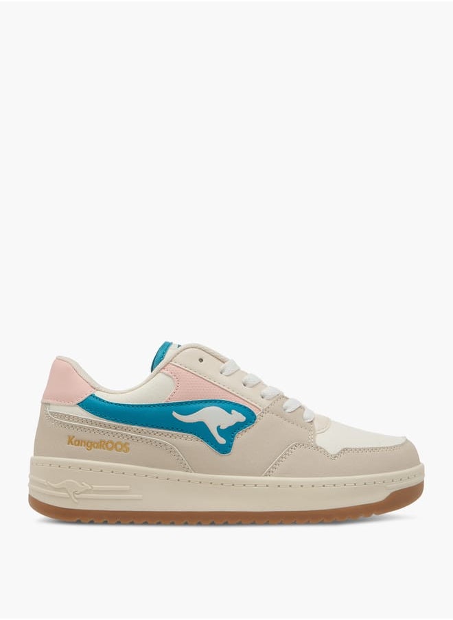 kangaROOS Women's Panelled Sports Shoes with Lace-Up Closure  - Image 3