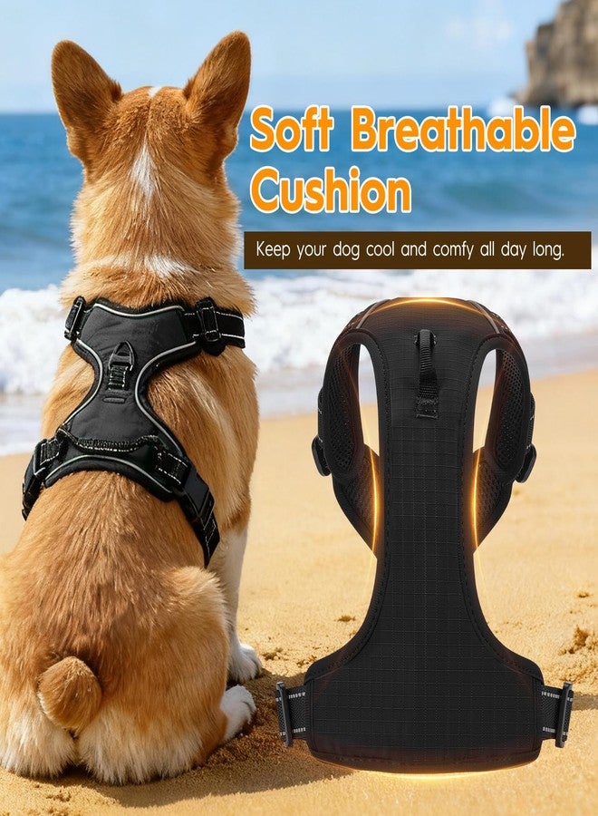 Zero Zoo No Pull Dog Harness, No Chock Reflective Adjustable Soft Padded Pet Vest with Easy Control Handle, Easy Wearing with Stylish, Reinforced Knot, 2 Buckles - Image 3