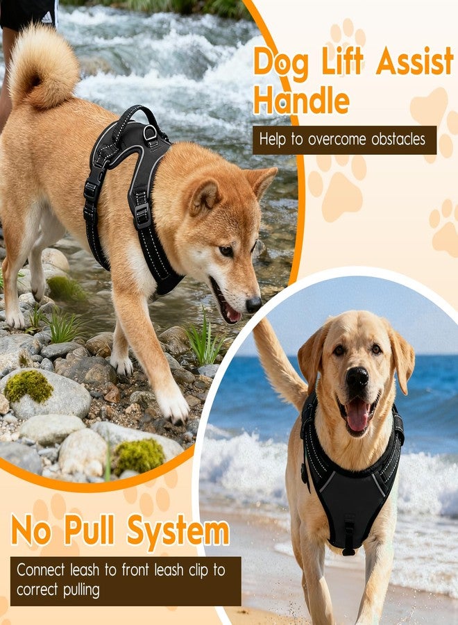 Zero Zoo No Pull Dog Harness, No Chock Reflective Adjustable Soft Padded Pet Vest with Easy Control Handle, Easy Wearing with Stylish, Reinforced Knot, 2 Buckles - Image 4