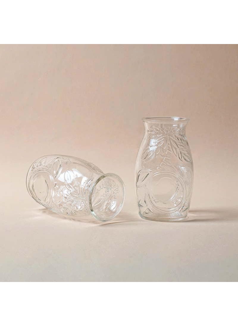 smart serve Smartserve Coconut Cocktail Mocktail Glasses 500ml Each Set of 2 Clear Transparent Tumbler  - Image 2