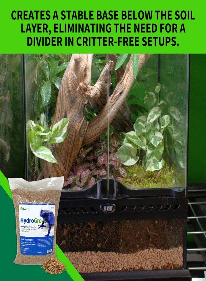 BIODUDE The Bio Dude HydroGrow V1 18 quarts Drainage Layer for Tropical bioactive terrariums, Reptile habitats, hydroponics, aquaculture, Outdoor Drainage and Soil Aeration - Image 4