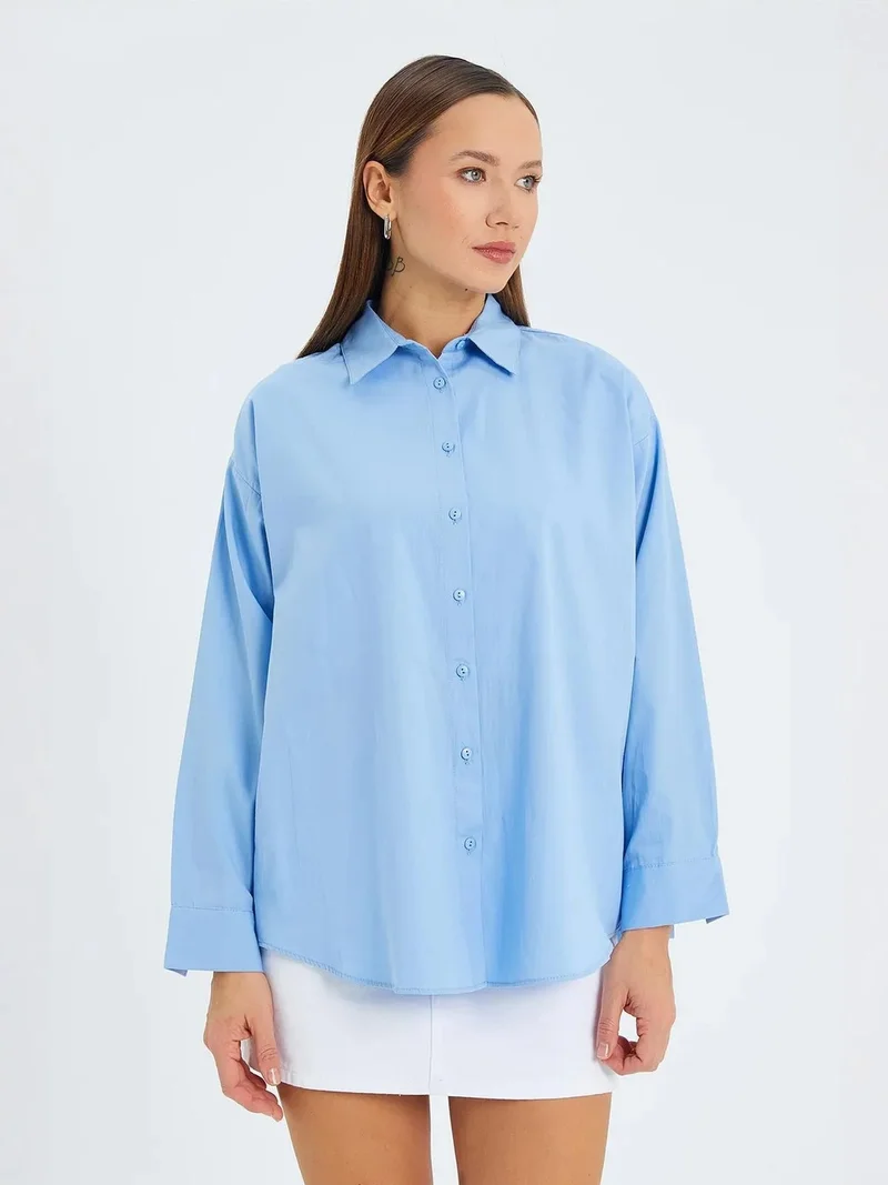 Mixray Long Sleeve Cotton Shirt