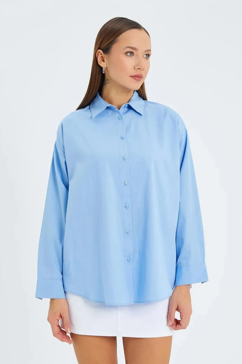 ميكسراي Mixray Long Sleeve Cotton Shirt