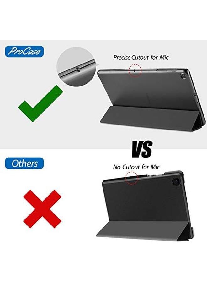 Procases Galaxy Tab A7 Case 10.4 Inch Sm T503 T500 T505 T507 Protective Stand Case Hard Shell Cover For 10.4 Inch Samsung Tab A7 Tablet 2022 2020 Black - Image 2