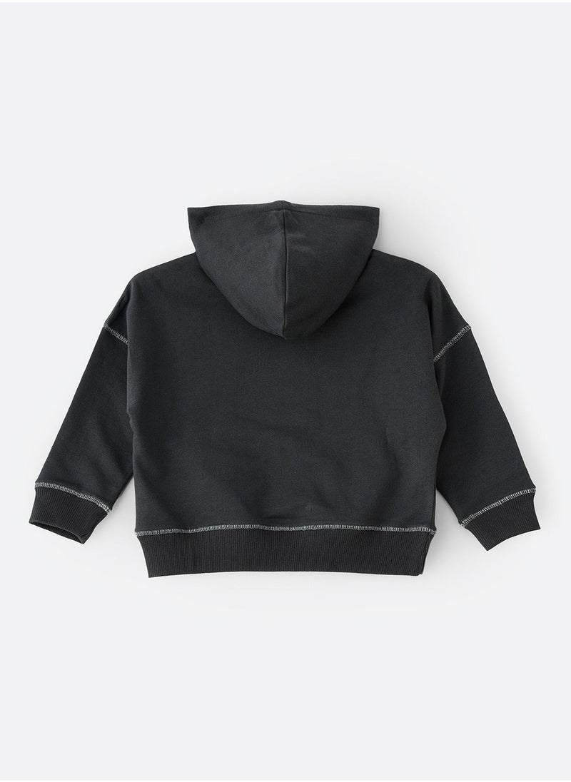 Jelliene - Girls hoodie with print at front - Image 1