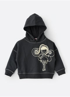 Girls hoodie with print at front
